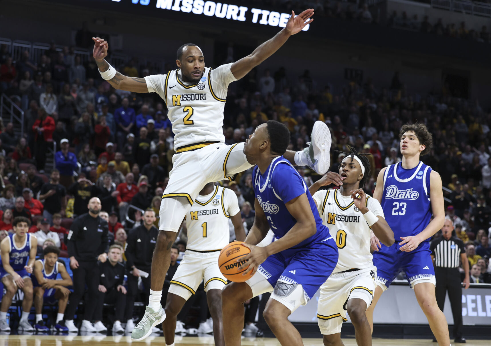 NCAA Drake Missouri Basketball